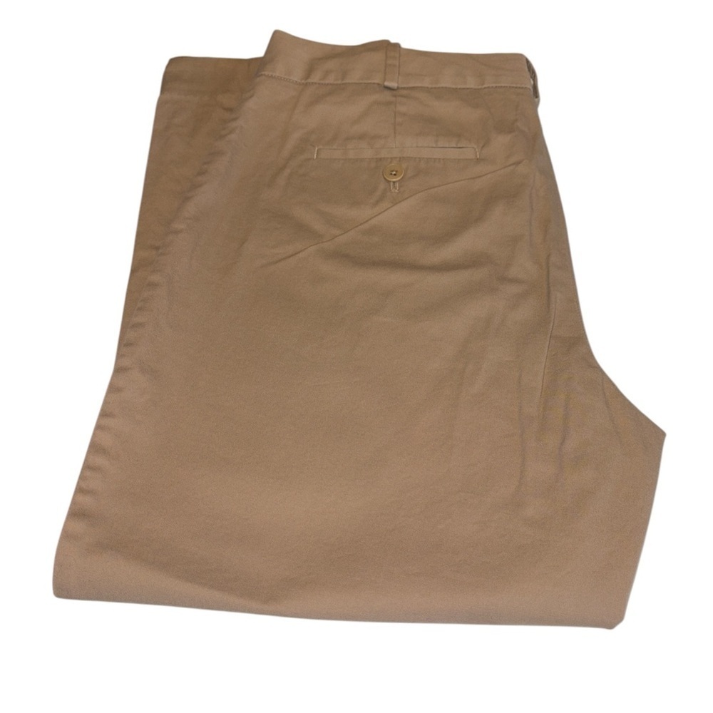 Talbots pants curvy straight leg slide button/zip closure flat front size 10
